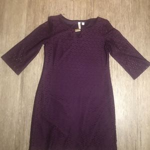 Plum dress. Great for work. Size small.